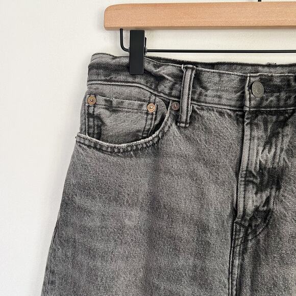 American Eagle Distressed Skater Jeans Black Size 29x32 - Picture 3 of 8